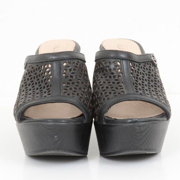 Carlos Rossetti Platform Slide Wedge Chunky Heels Women's Size 8.5 - Picture 4 of 11